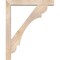 Ekena Millwork Olympic Block Smooth Bracket w/ Offset Brace, Douglas Fir, 5 1/2"W x 34"D x 42"H BKT0604X34X42OLY05SDF - alternate 3